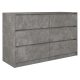 K120 2X3 komód, beton