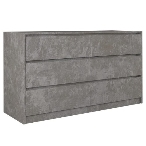 K140 2X3 komód, beton